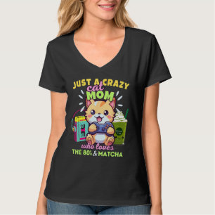 Nur eine verrückte Cat Mama, die Lieben Gaming Ice T-Shirt