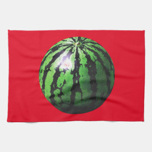 Nur eine Wassermelone (BGC transparent) Geschirrtuch