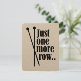 Nur eine weitere Zeile - Karte