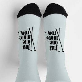 Nur eine weitere Zeile - Socken