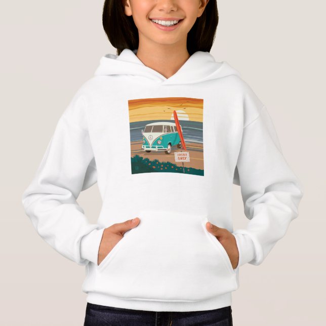 Nur Einheimische | VW Surf Van Hoodie (Vorderseite)