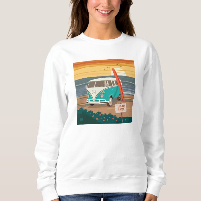 Nur Einheimische | VW Surf Van Sweatshirt (Vorderseite)