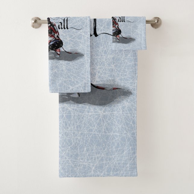 Nur Eis für alle (Hockey) Badhandtuch Set (Insitu)