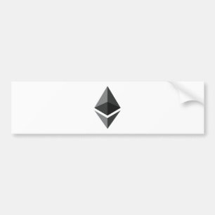 Nur Ethereum-Logo Autoaufkleber