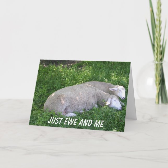 Nur EWE und ich Karte (Vorderseite)