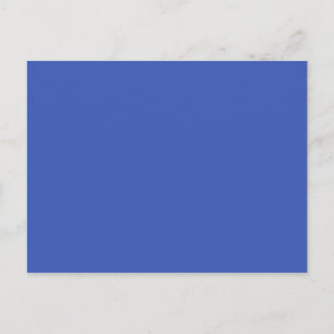 NUR FARBE - blau Postkarte