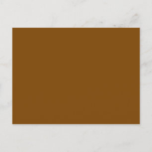 NUR FARBE - braun Postkarte