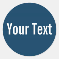 NUR FARBE | Darl blau + Ihr Text