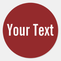 NUR FARBE | dunkelrot + Ihr Text