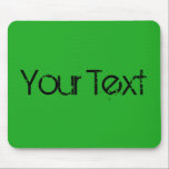 NUR FARBE / Gras grün   Ihr Text Mousepad<br><div class="desc">Nur Farbe von EDDA Fröhlich komponiert | Vorlage: Hintergrundfarbe für Text oder Bild | Trend: Farbe Ihres Lebens. | Sie vermissen andere Farben,  Produkte oder Designs? Kontaktieren Sie mich: contact@eddart.de</div>