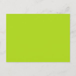 NUR FARBE - Hellgrün Postkarte
