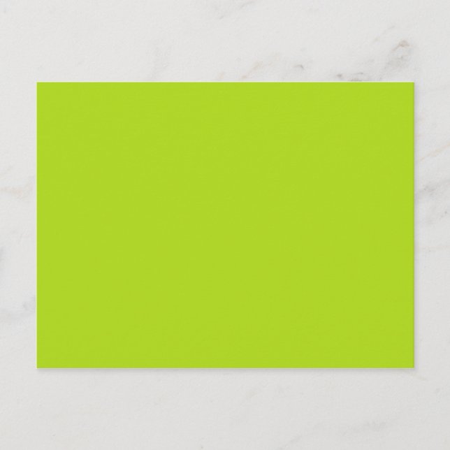 NUR FARBE - Hellgrün Postkarte (Vorderseite)