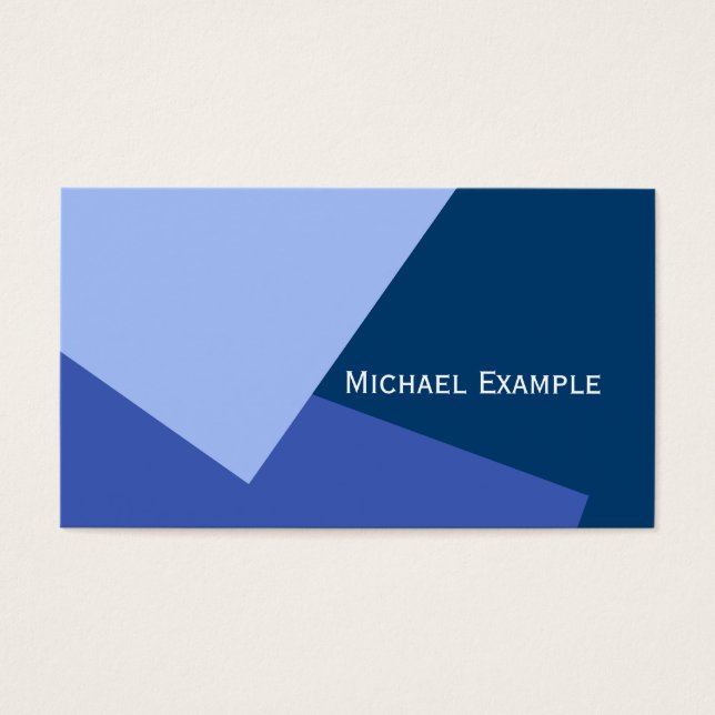 Nur Farbe Hintergrund - blau + Ihre Ideen (Vorderseite)