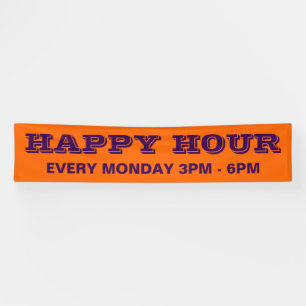 Nur Farbe Hintergrund - orange + Ihre Ideen Banner