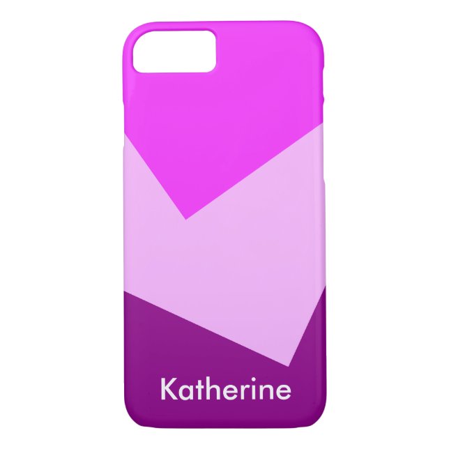 Nur Farbe Hintergrund - rosa Magenta + Ihre Ideen Case-Mate iPhone Hülle (Rückseite)