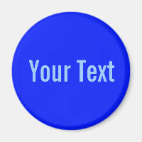 NUR FARBE / Königsblau + Ihr Text