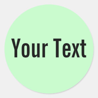 NUR FARBE | Lichtminze + Text Runder Aufkleber