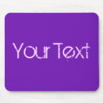 NUR FARBE / lila   Ihr Text Mousepad<br><div class="desc">Nur Farbe von EDDA Fröhlich komponiert | Vorlage: Hintergrundfarbe für Text oder Bild | Trend: Farbe Ihres Lebens. | Sie vermissen andere Farben,  Produkte oder Designs? Kontaktieren Sie mich: contact@eddart.de</div>