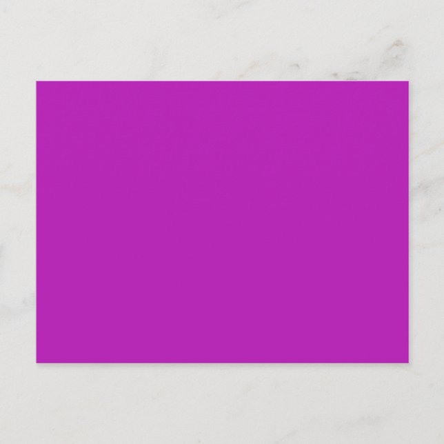 NUR FARBE - magenta Postkarte (Vorderseite)