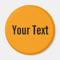 NUR FARBE / orange + Ihr Text