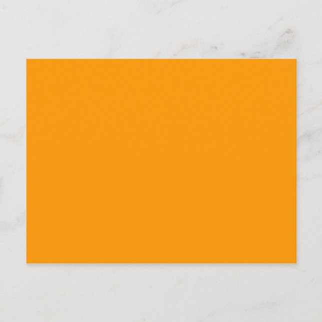 NUR FARBE - Orange Postkarte (Vorderseite)