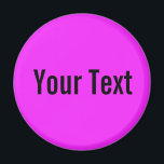 NUR FARBE / Pink   Ihr Text Magnet<br><div class="desc">Nur Farbe von EDDA Fröhlich komponiert | Vorlage: Hintergrundfarbe für Text oder Bild | Trend: Farbe Ihres Lebens. | Sie vermissen andere Farben,  Produkte oder Designs? Kontaktieren Sie mich: contact@eddart.de</div>