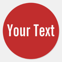 NUR FARBE| Rot + Ihr Text