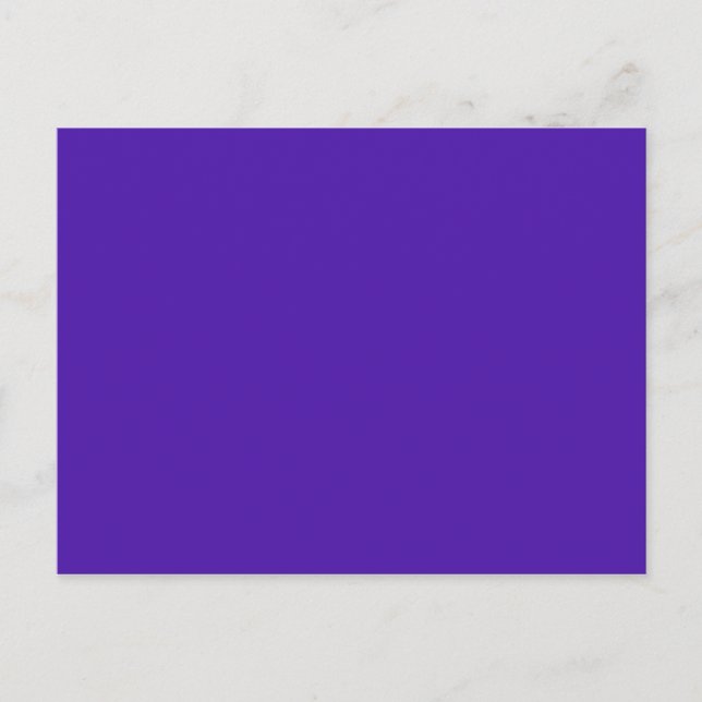 NUR FARBE - violett Postkarte (Vorderseite)
