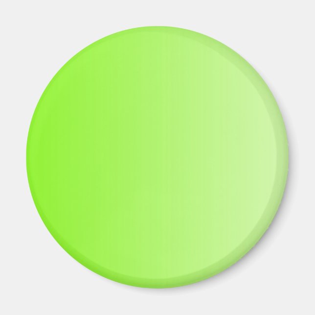 NUR FARBEN - Neongrün Magnet (Vorne)