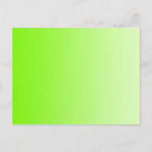 NUR FARBEN - Neongrün Postkarte
