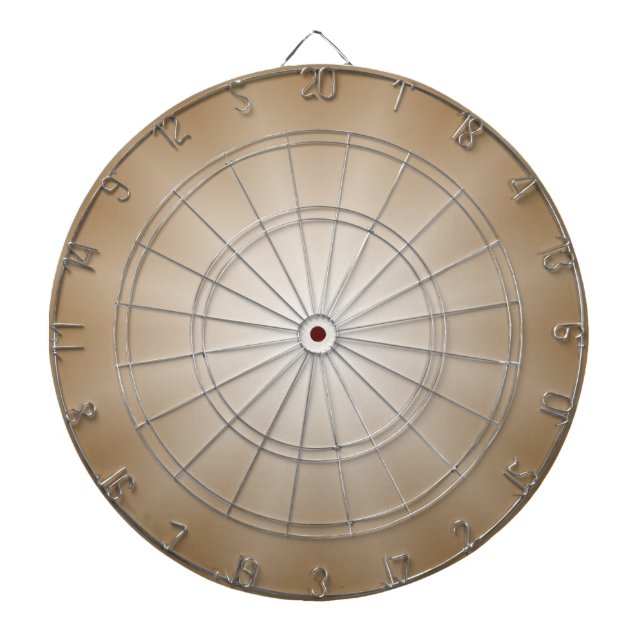NUR FARBgefälle Star - braun Dartscheibe (vorne)