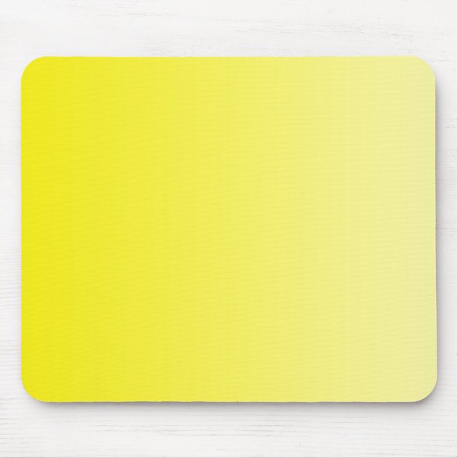 NUR FARBgefälle - Zitrone Mousepad (Vorne)