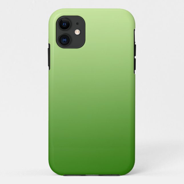 NUR FARBgradienten - grün Case-Mate iPhone Hülle (Rückseite)