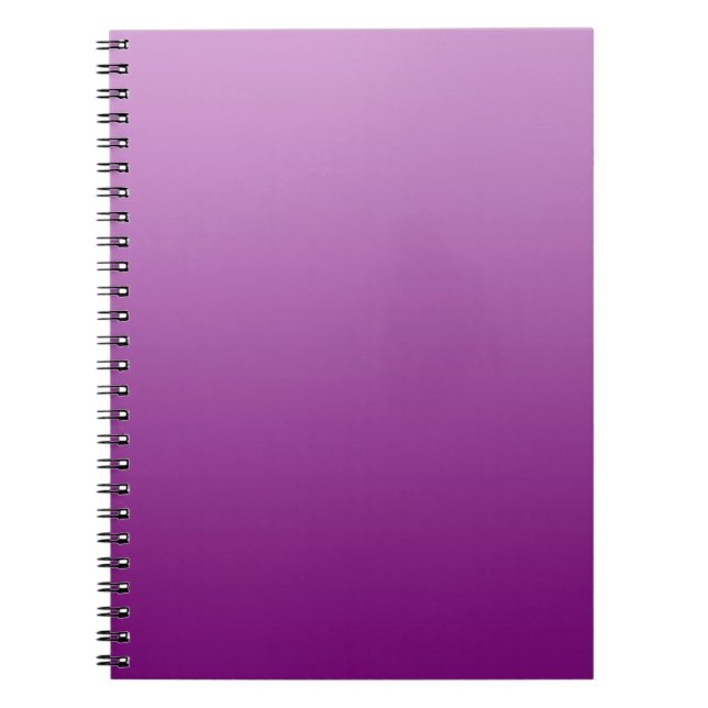 NUR FARBgradienten - Magenta Notizblock (Vorderseite)