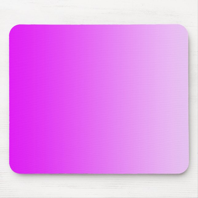 NUR FARBgradienten - Neonrosa Mousepad (Vorne)