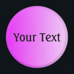 NUR FARBgradienten pink   Ihr Text Magnet<br><div class="desc">Nur Farbe von EDDA Fröhlich komponiert | Vorlage: Hintergrundfarbe für Text oder Bild | Trend: Farbe Ihres Lebens. | Sie vermissen andere Farben,  Produkte oder Designs? Kontaktieren Sie mich: contact@eddart.de</div>