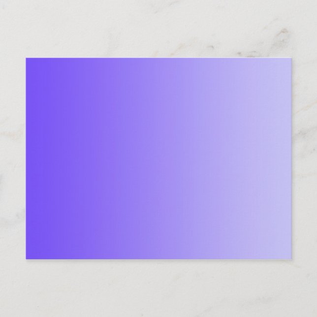 NUR FARBgradienten - violett Postkarte (Vorderseite)