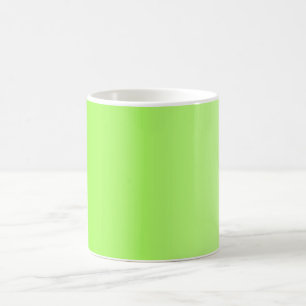 NUR FARBsteigungen - Neongrün Kaffeetasse