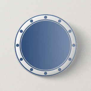 NUR FARBSTOFFE - blau + Ringe & Punkte Button