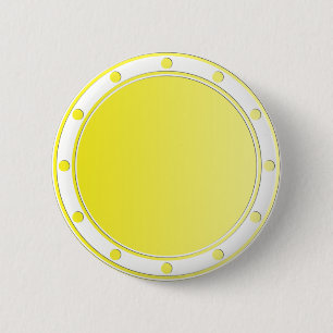 NUR FARBSTOFFE - Gelbe Zitrone + Ringe & Punkte Button