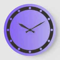 NUR FARBSTOFFE, violett - Ring & Punkte schwarz