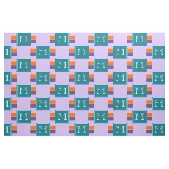 NUR FARBSTREIFEN - gefärbt + Ihr Monogramm Stoff (Yard (91,4 cm))