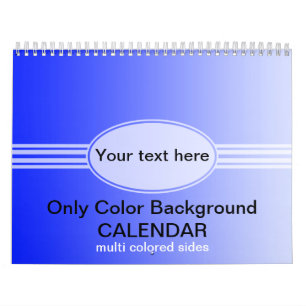 Nur Farbverläufe Kalender - mehrfarbig