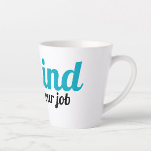 Nur Freundlichkeit ist wichtig für Tasse