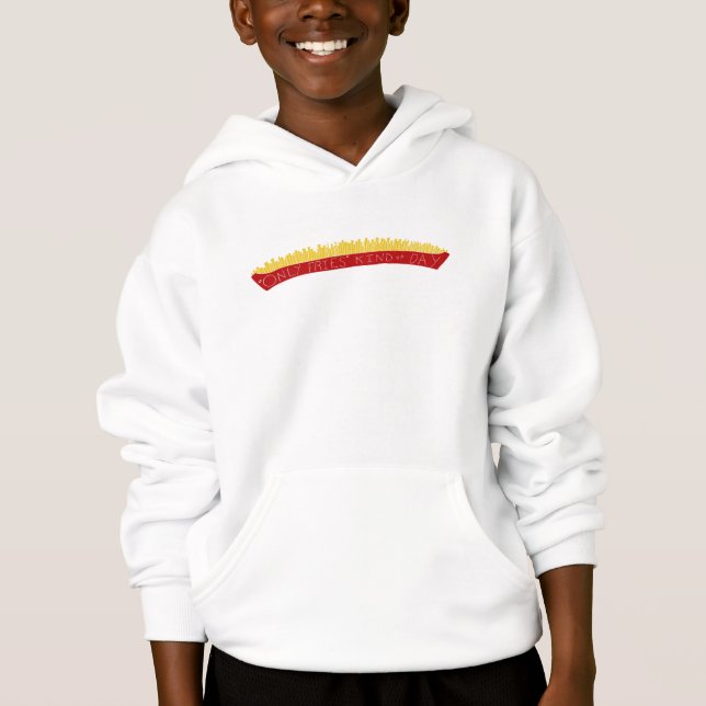 Nur Fritten-Tag 🍟 Hoodie (Vorderseite)