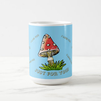 Nur für dich Amanita Pilz Tasse