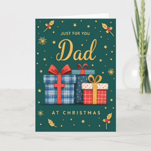 Nur für dich, Papa, zu Weihnachten Karte
