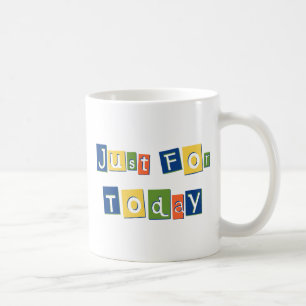 Nur für die aktuellen Slogan Quote Farbblockbuchst Kaffeetasse