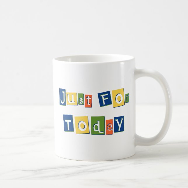 Nur für die aktuellen Slogan Quote Farbblockbuchst Kaffeetasse (Rechts)
