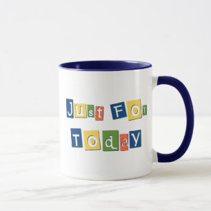 Nur für die aktuellen Slogan Quote Farbblockbuchst Tasse